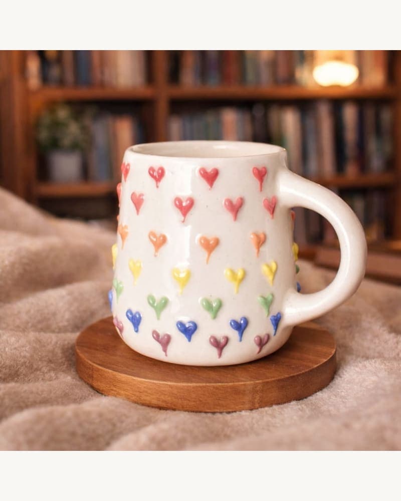 3D Heart Mug | Heart Mug | Heart Coffee Mug | Mini Heart Mug | Gift Mug | Pintresty Mug | 3D Heart | Heart Surprise Mug